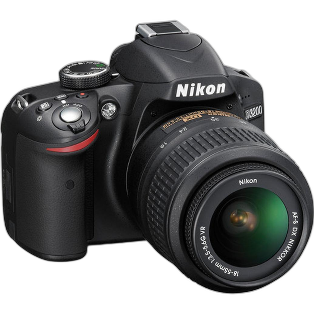 Used Nikon D3200 DSLR setup for learning sharp landscape techniques