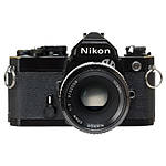 Used Nikon FM 35MM SLR w/ F/2 (Black) - Excellent