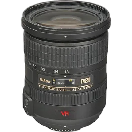 Used Nikon NIKKOR AF-S 18-200MM F/3.5-5.6G ED VR DX Lens - Excellent