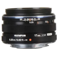 Used Olympus M.Zuiko Digital 17mm f/1.8 Lens - Black - Excellent Condition 2