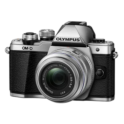 Used Olympus E-M10 Mark II Mirrorless Camera w/14-42mm II R (Silver) - Excel