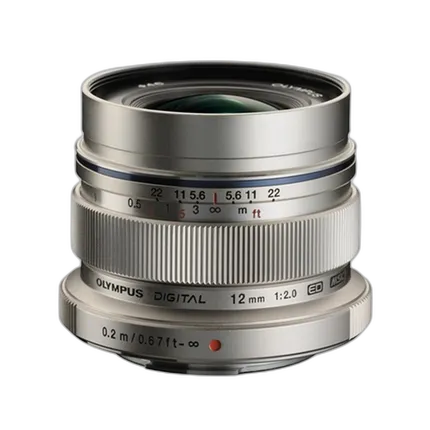 Used Olympus M. Zuiko Digital ED 12mm f/2.0 (Silver) - Excellent