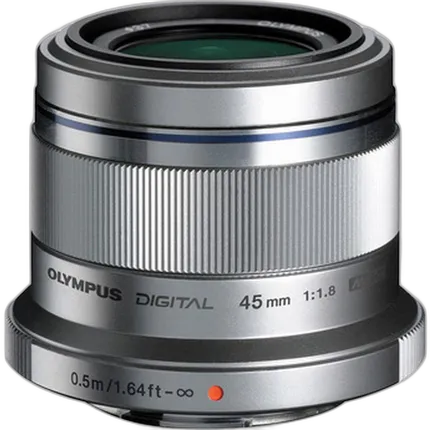 Used Olympus M.Zuiko Digital 45mm f/1.8 (Silver) - Excellent