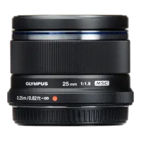 Used Olympus M.Zuiko 25mm f/1.8 (Silver)- Excellent 2
