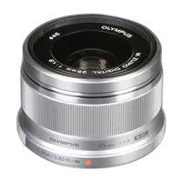 Used Olympus M.Zuiko Digital 25mm f/1.8 Lens (Silver) - Excellent 1