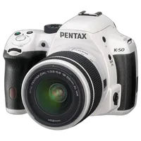 Used Pentax K-50 W/ 18-55mm (White) - Excellent 0