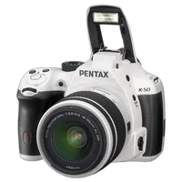 Used Pentax K-50 W/ 18-55mm (White) - Excellent 1