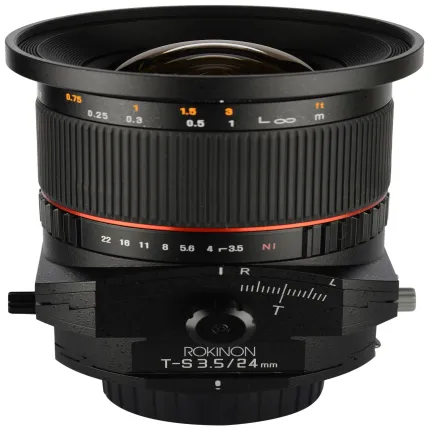 Used Rokinon 24MM f/3.5 ED AS UMC Tilt Shift Lens for Nikon F - Excellent