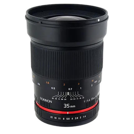 Used Rokinion 35mm F/1.4 Canon EF Mount - Excellent