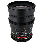 Used Rokinon 35mm T1.5 Cine for Canon EF - Excellent