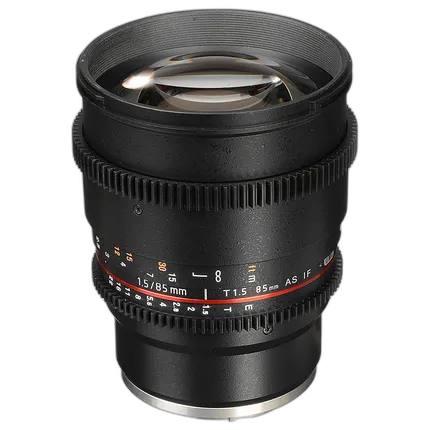 Used Rokinon 85MM T/1.5 Sony E Mount Cine Lens - Excellent
