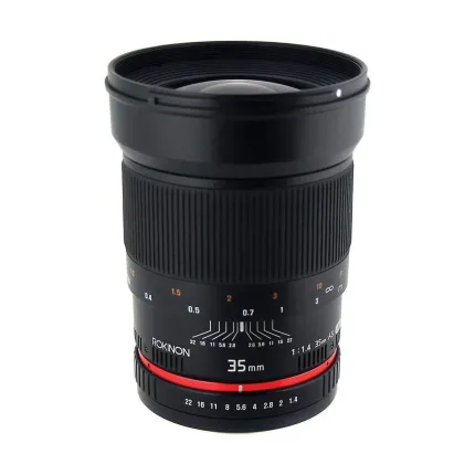 Used Rokinon 35mm f1.4 AS UMC Lens for Sony E Mount - Excellent