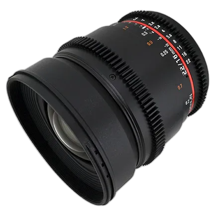 Used Rokinon 16mm T/2.2 Cine for Canon EF - Excellent