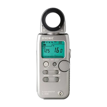 Used Sekonic L-358 Light Meter (Box, case, strap) Excellent Condition