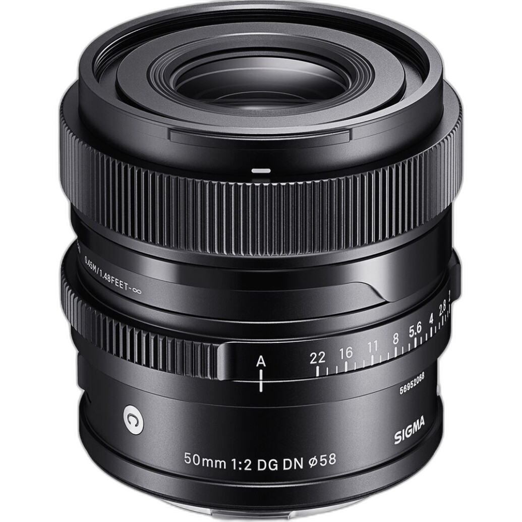 Used Sigma 50mm f/2 DG DN Contemporary side view