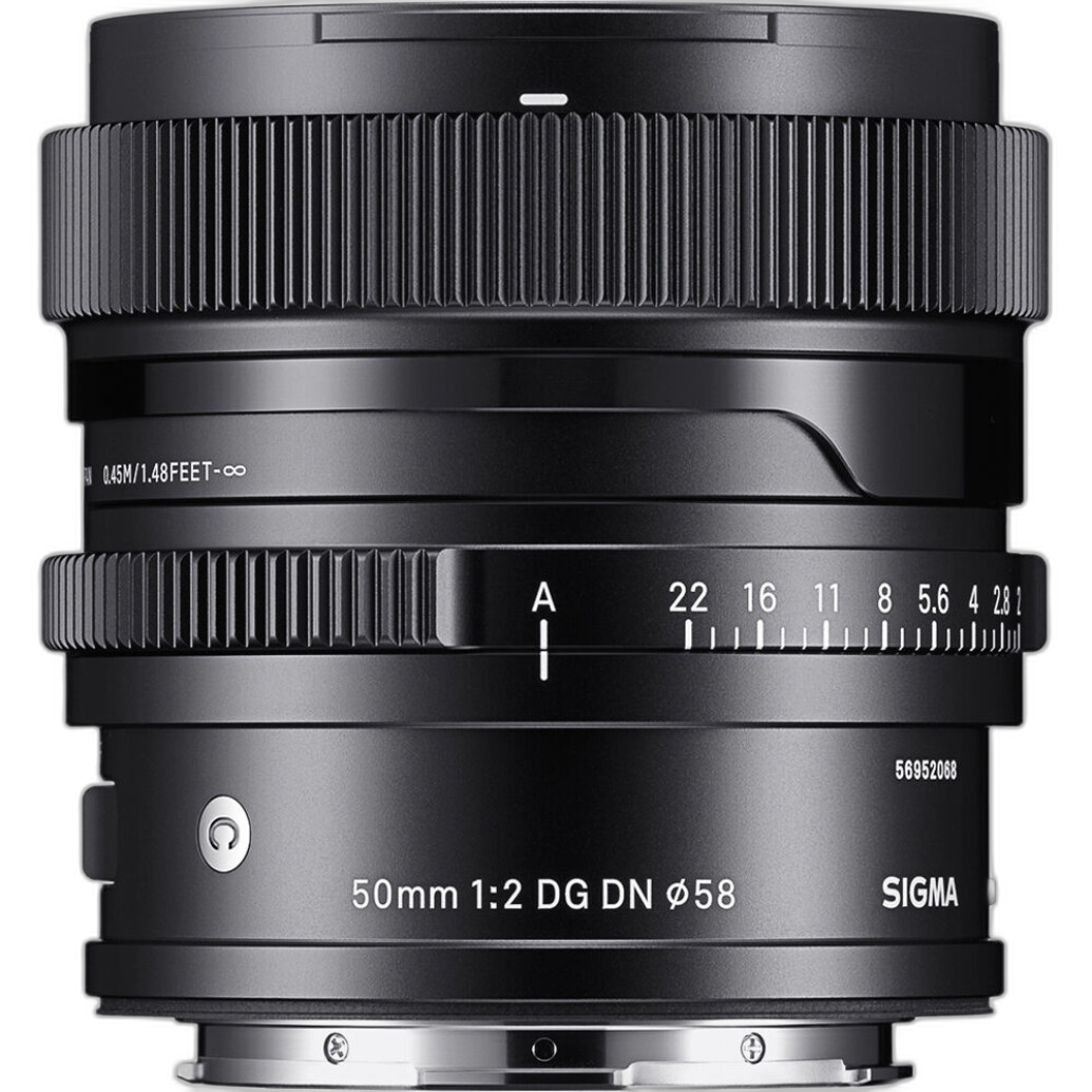 Used Sigma 50mm f/2 DG DN Contemporary front angle