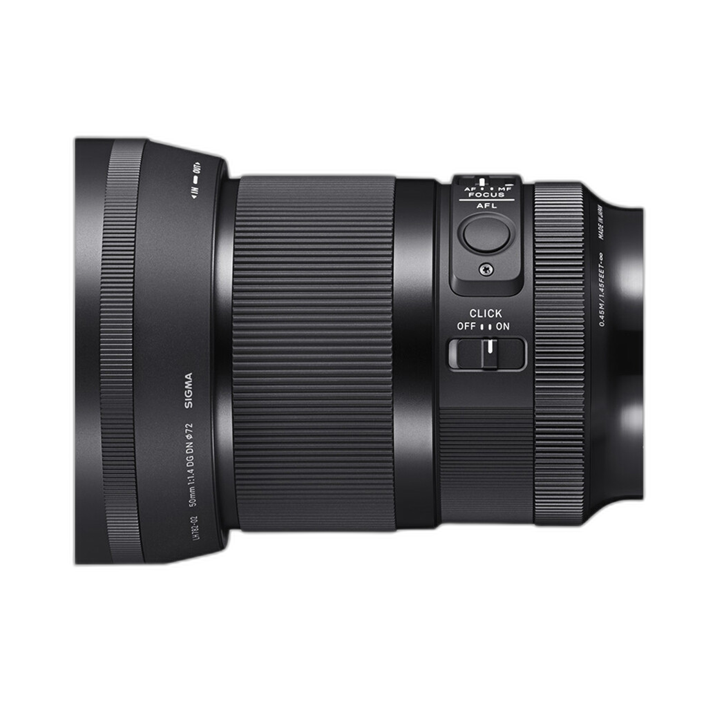 Sigma 50mm f/1.4 DG DN Art front angle
