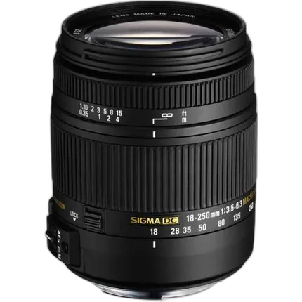 Used Sigma DC OS Macro HSM 18-250mm f/3.5-6.3 for Nikon F - Excellent