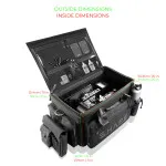 Used Shape Camera Bag with Removable Pouches- Excellent Condition 1