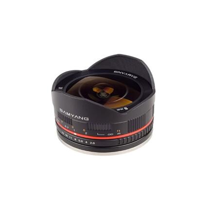 Used Samyang 8mm f/2.8 Fisheye II Lens for Sony E Mount - Excellent