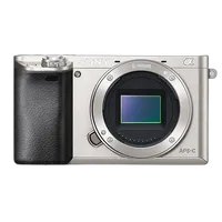 Used Sony A6000 Mirrorless Camera Body Only (Sliver) - Excellent 0