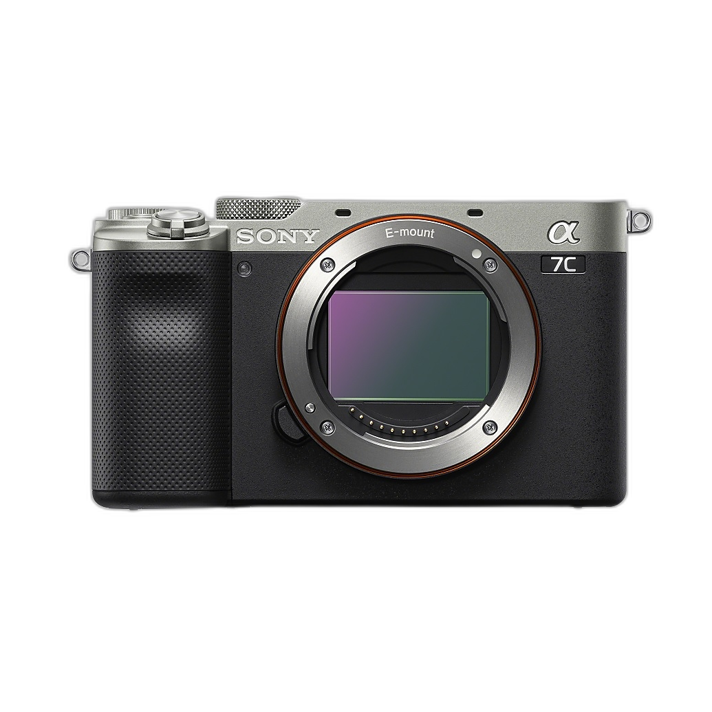 Used Sony A7C compact full-frame camera for travel photography