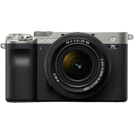 Used Sony Alpha a7C Mirrorless Digital Camera with 28-60mm Lens (Silver) - E