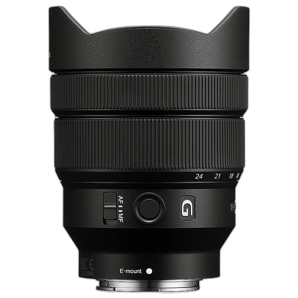 Used Sony 12-24mm f/4 G side view