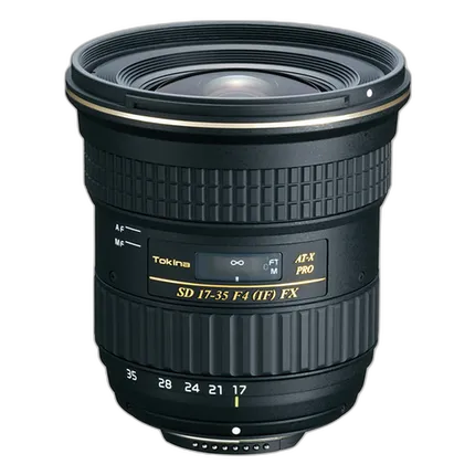 Used Tokina 17-35mm F/4 AT-X Pro Nikon F - Excellent