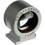 Used Voigtlander 75MM Viewfinder (Silver) - Excellent 0