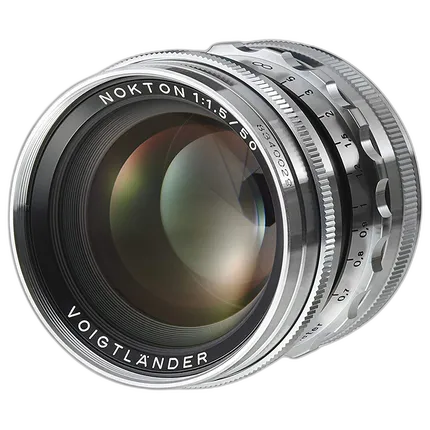 Used Voightlander 50mm F/1.5 Nokton M39 Converted to M (Silver) - Excellent