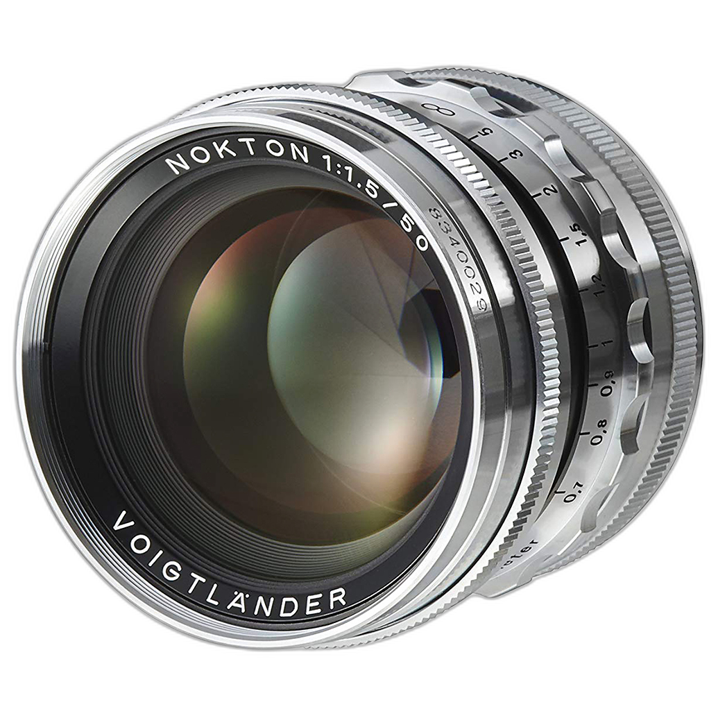 Used Voightlander 50mm F1.5 Nokton lens