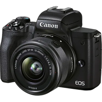 Used Canon EOS M50 Mark II with 15-45mm Lens (Black) - Fair