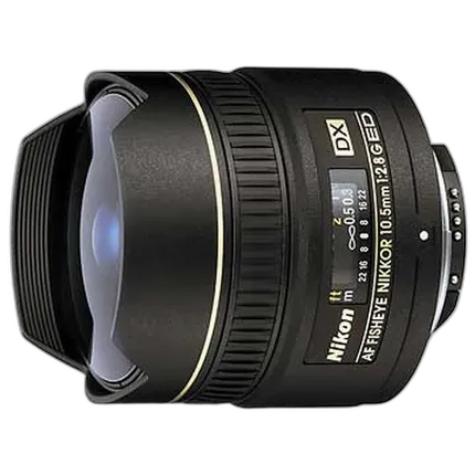 Used Nikon AF DX Fisheye-Nikkor 10.5mm f/2.8G ED - Fair