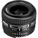 Used Nikon 28MM F/2.8 AF Lens - Fair Condition