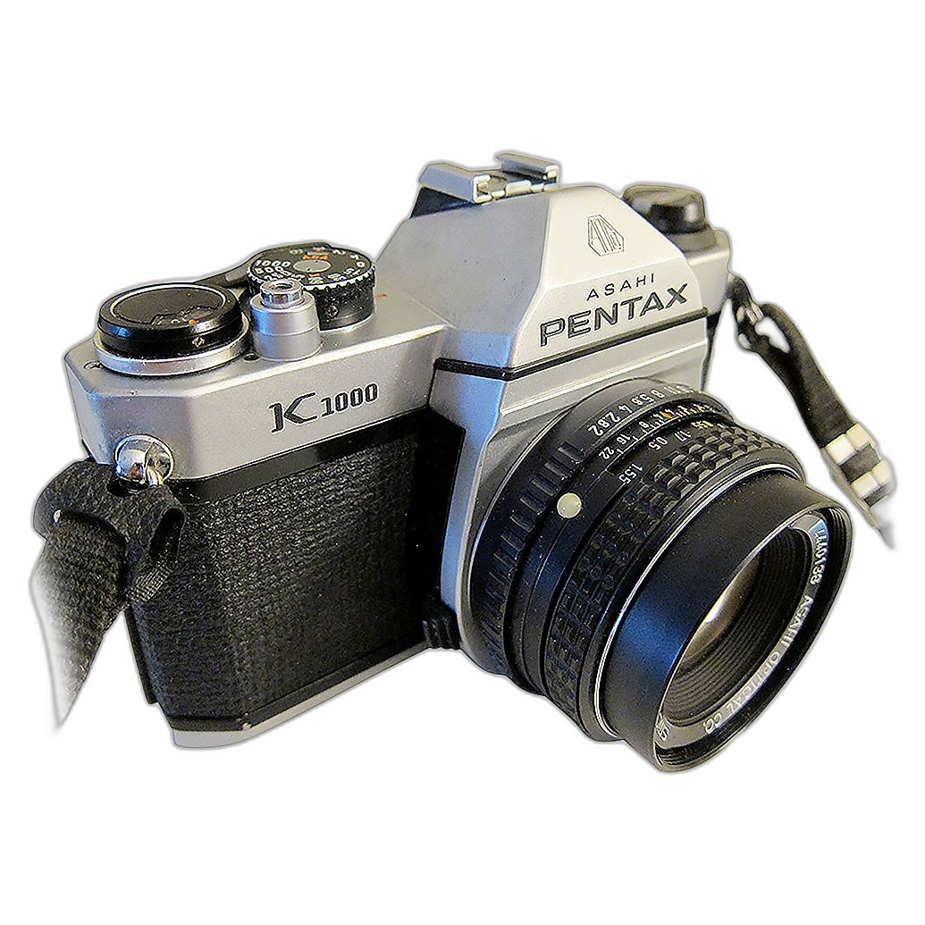 Used Pentax K1000 side view