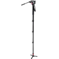 Used Fair Manfrotto Pro Fluid Monopod with MVH500AH 0