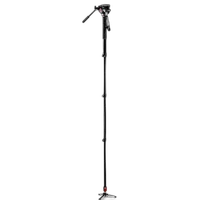 Used Fair Manfrotto Pro Fluid Monopod with MVH500AH 1