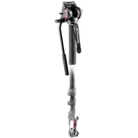 Used Fair Manfrotto Pro Fluid Monopod with MVH500AH 2