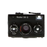Used Rollei 35S Black 35mm Film Point and Shoot Camera - Fair *Light Meter D 0
