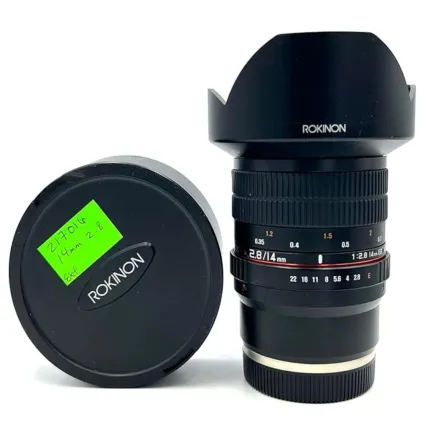 Used Rokinon 14mm f/2.8 ED AS IF USM Lens for Sony E Mount - Fair