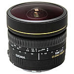 Used Sigma EX DG Circular 8mm f/3.5  Fisheye Lens for Canon EF - Fair