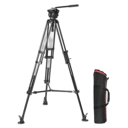 Used Manfrotto 546B Video Tripod with 501 Fluid Head - Good