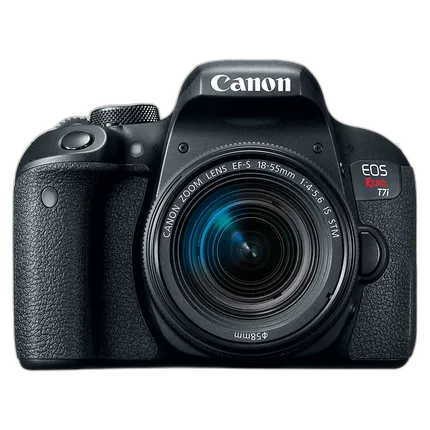 Used Canon EOS Rebel T7i with 18-55mm f/4-5.6 IS STM Lens - Good