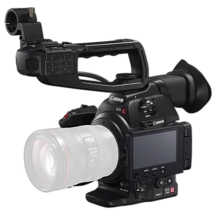 Used Canon C100 Mark II Camera with Handle, Battery, Dual Pixel and Charger