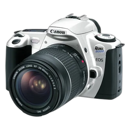 Used Canon Rebel 2000 35mm SLR With 28-80mm Lens - Good