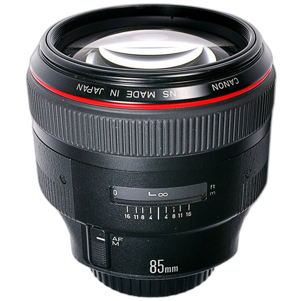 Used Canon 85mm f/1.2 L lens