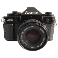 Used Canon A1 35mm SLR With 50mm F/1.8 (Black) - Good 0