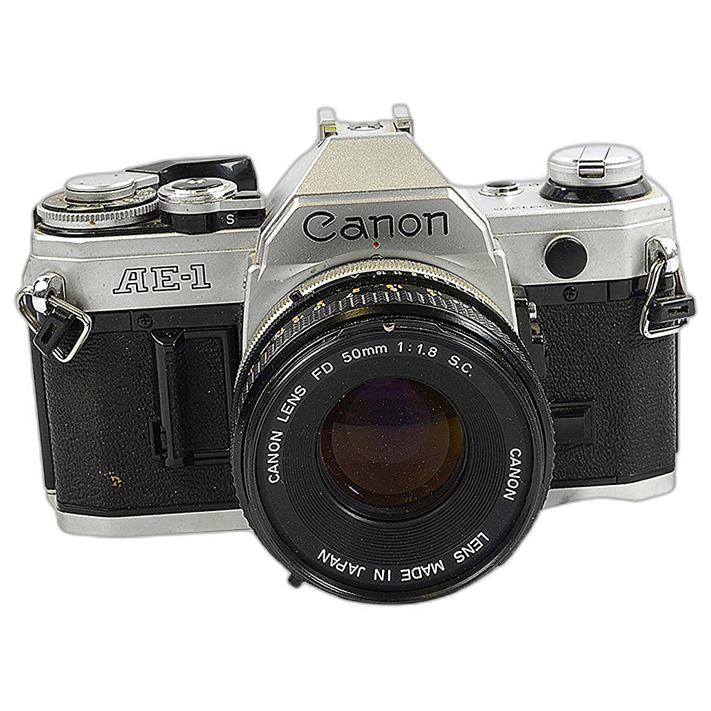 Used Canon AE-1 Film Camera With 50mm F/1.8
