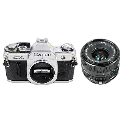 Used Canon AT-1 w/ 28mm f/2.8 SC FD - Good